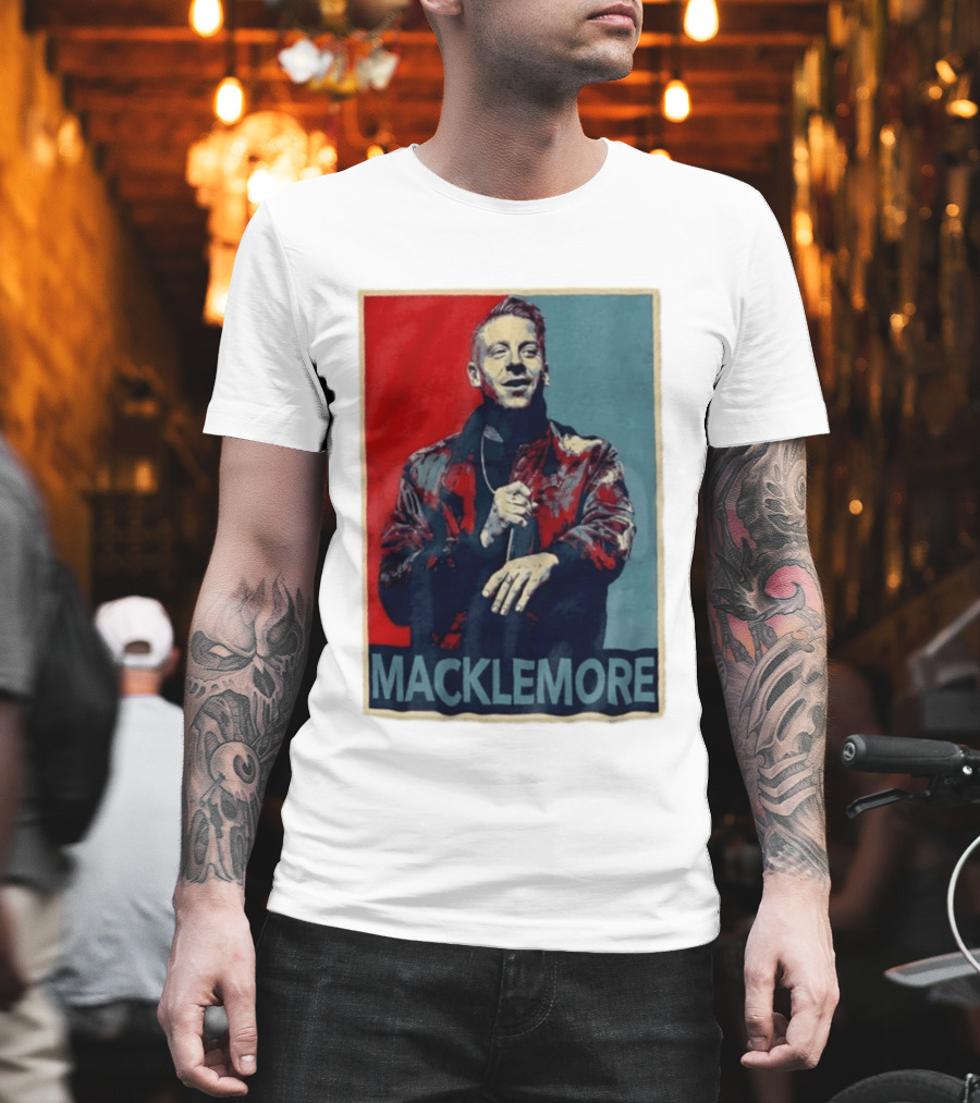 Macklemore Music Icon Red Blue T-Shirt