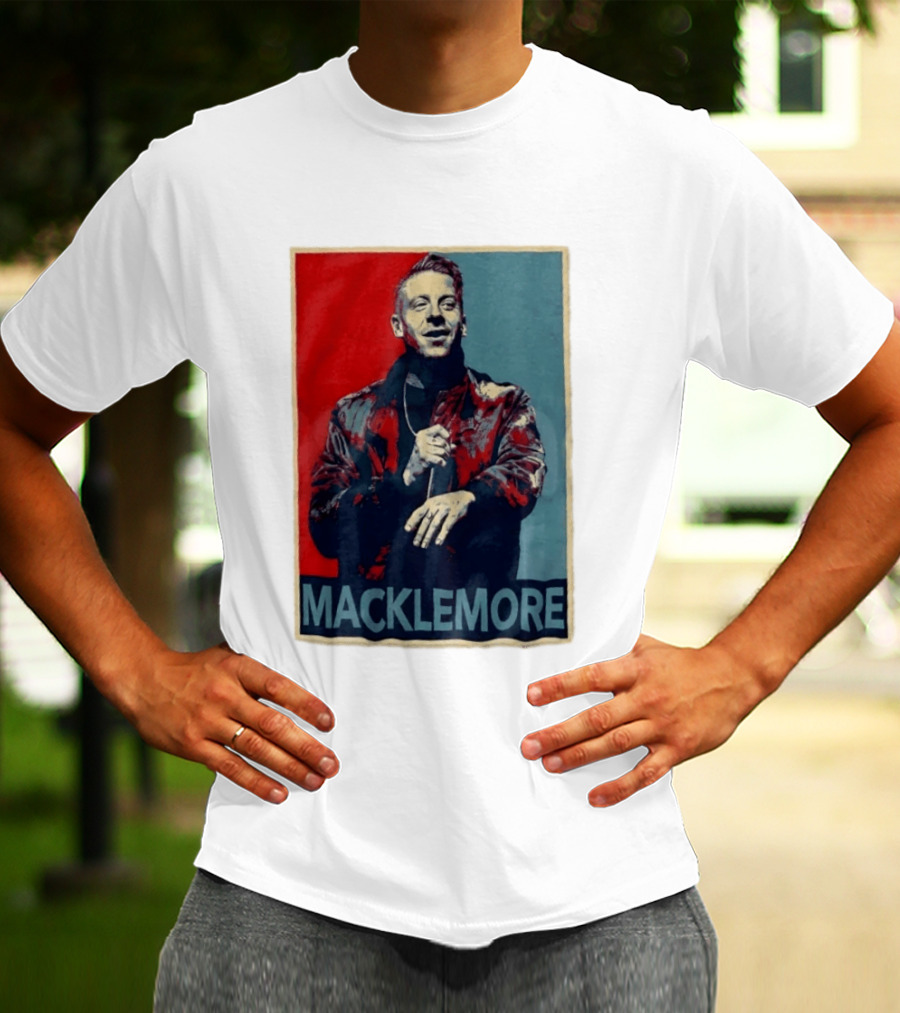 Macklemore Music Icon Red Blue T-Shirt