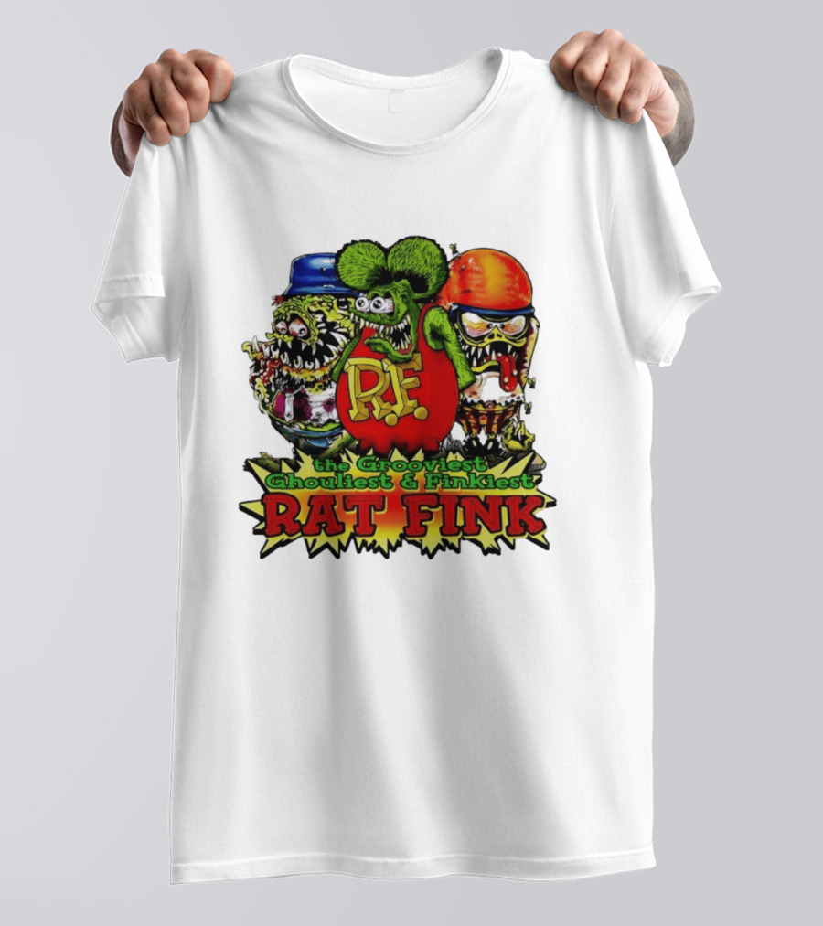 Grooviest Ghouliest Finkiest Rat Fink R.F. T-Shirt