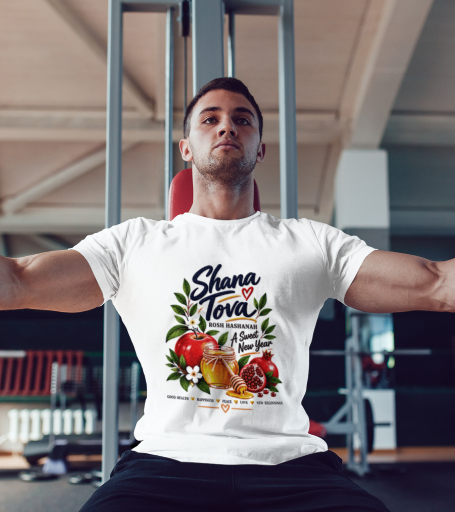 Shana Tova Rosh Hashanah Sweet New Year Good Health Happiness Peace Love T-Shirt