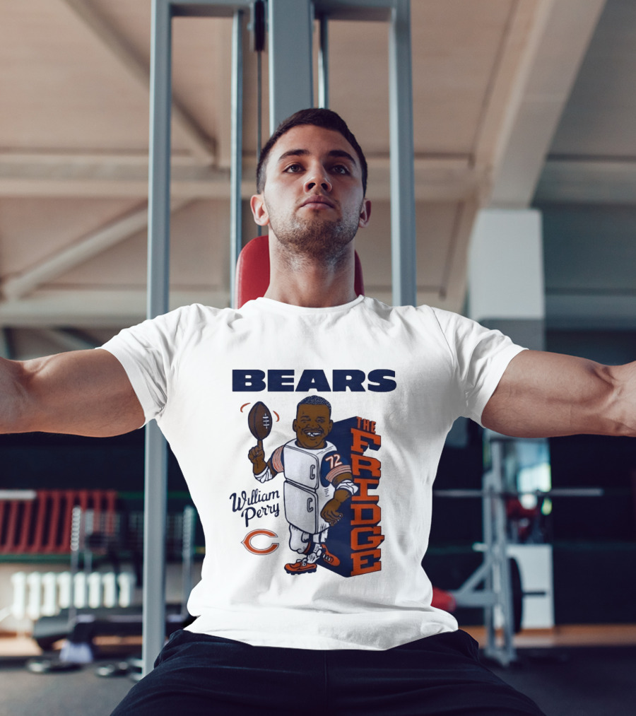 Chicago Bears William Perry The Fridge 72 Football T-Shirt