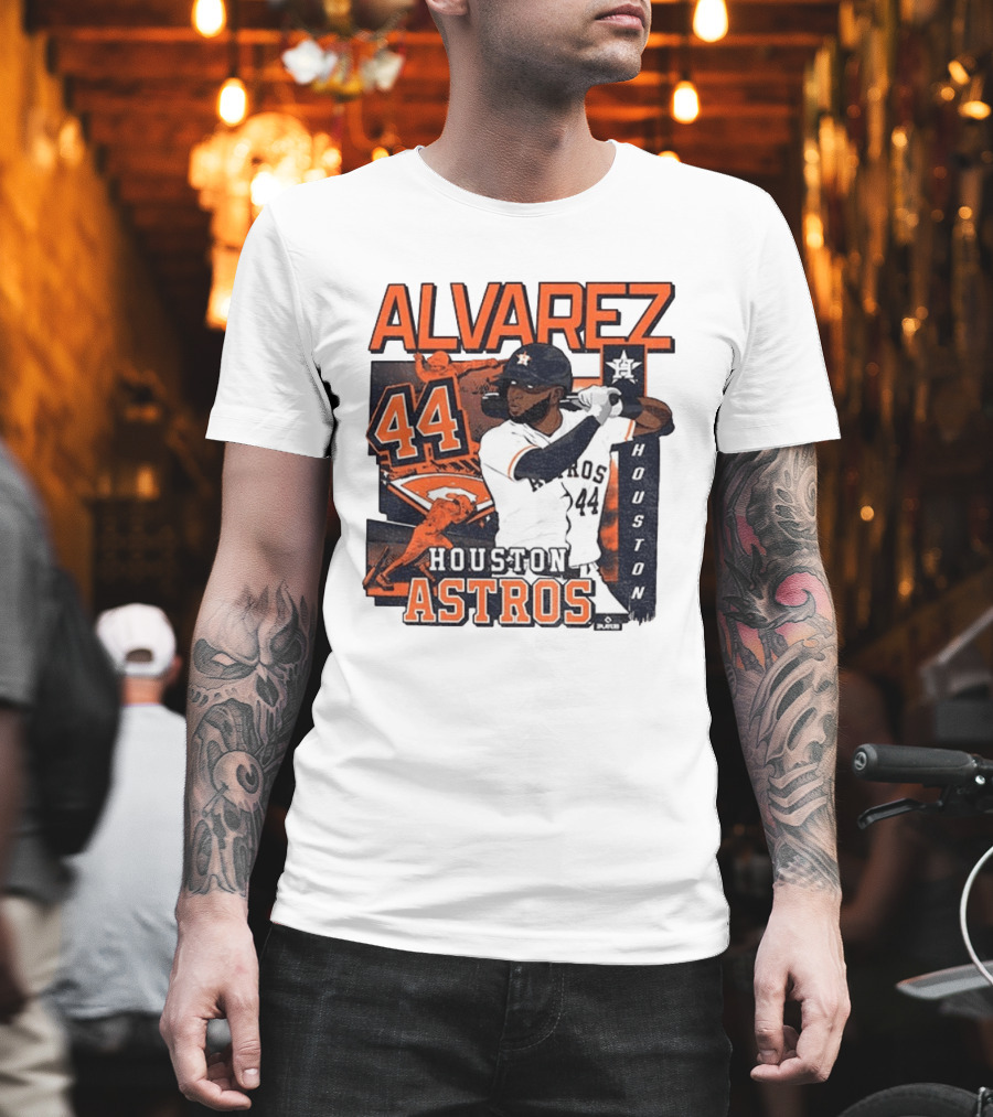 Yordan Alvarez 44 Houston Astros Player Edition MLB T-Shirt