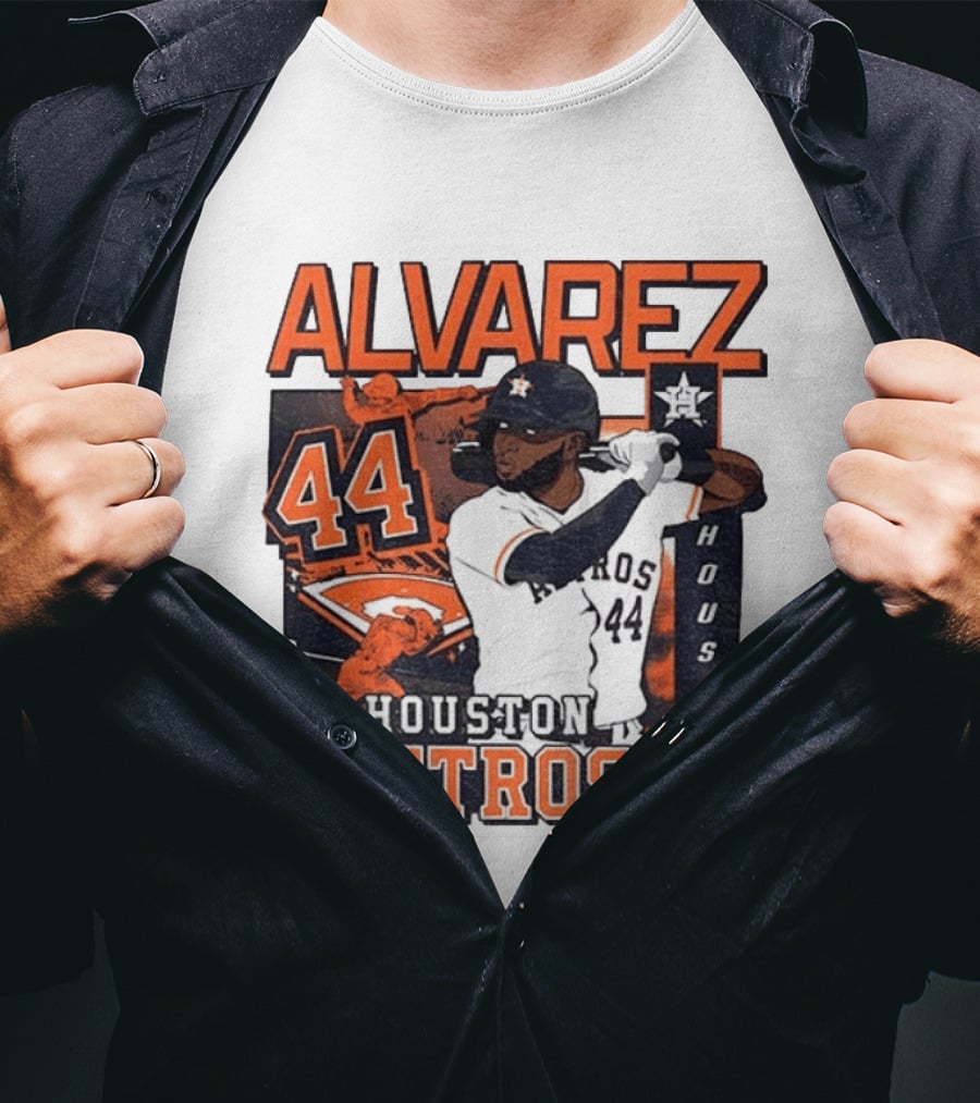 Yordan Alvarez 44 Houston Astros Player Edition MLB T-Shirt