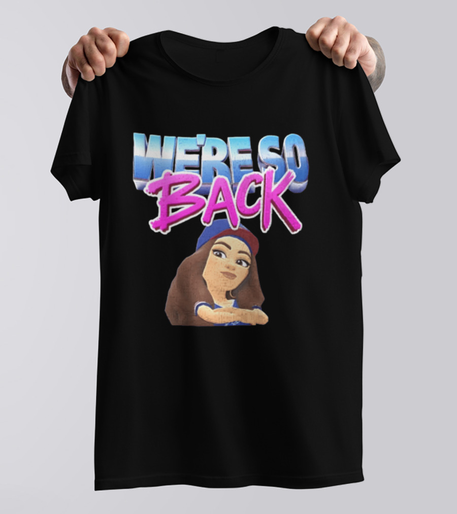 We're So Back Bitmoji Avatar Los Angeles Dodgers T-Shirt