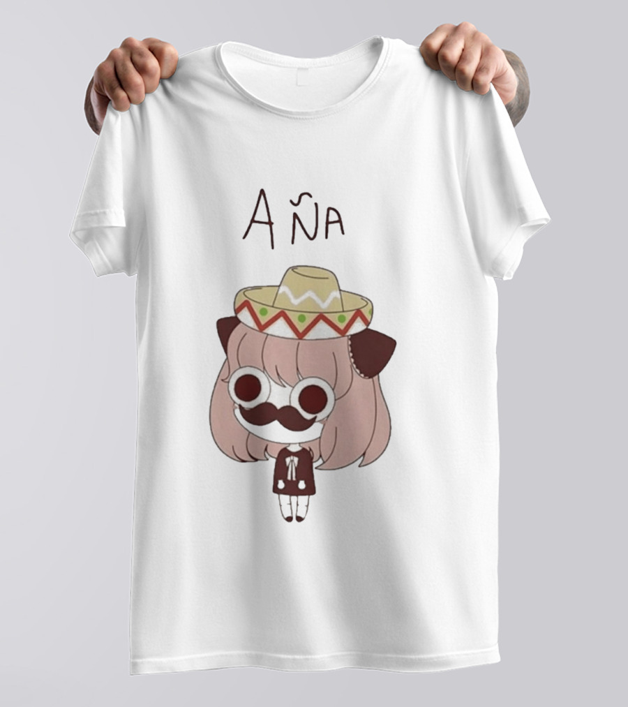 Aña Anya Forger Meme Sombrero Mustache T-Shirt