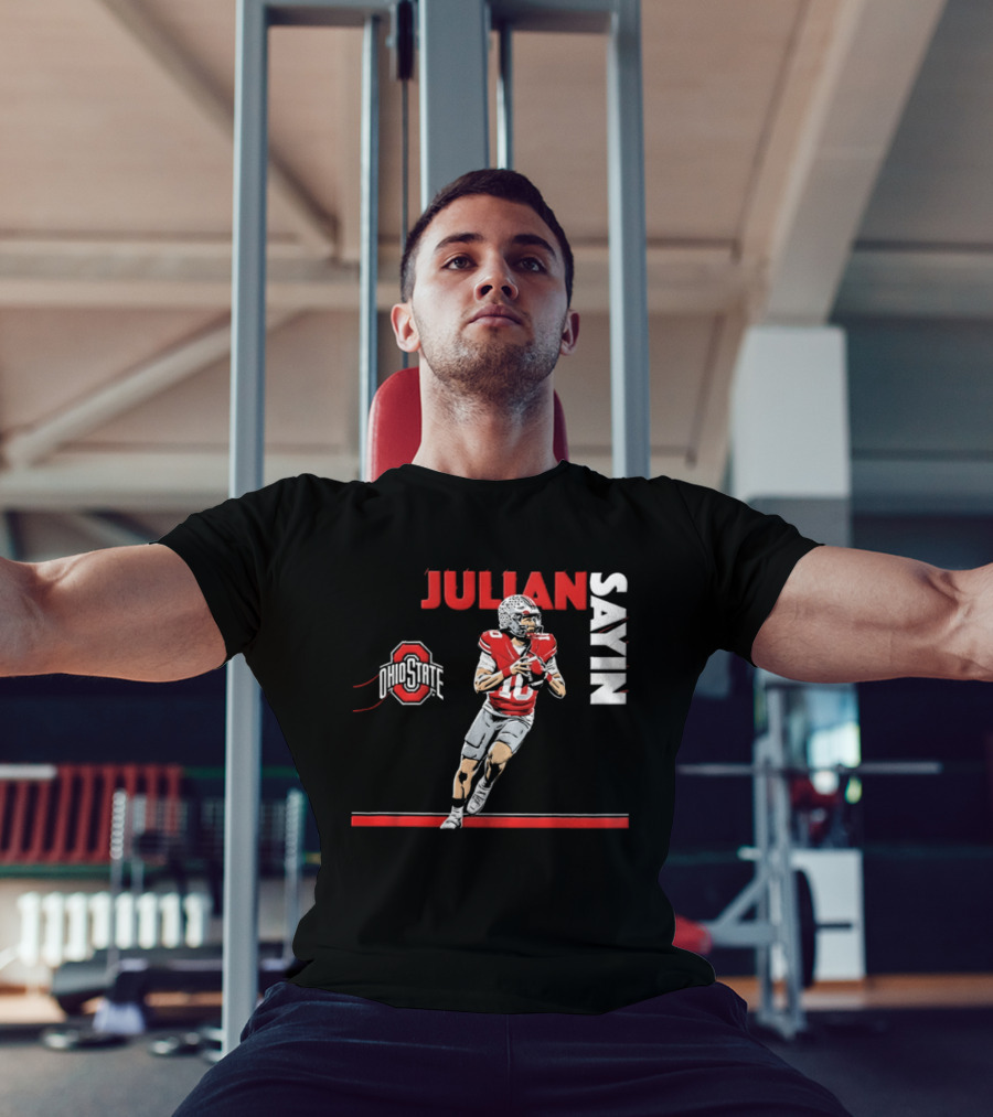 Ohio State Buckeyes Football 2026 Julian Sayin Neon Nights T-Shirt