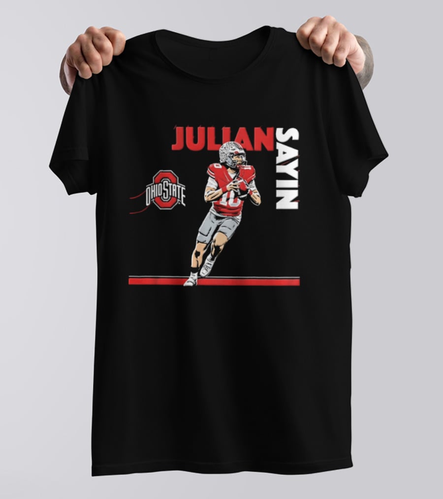 Ohio State Buckeyes Football 2026 Julian Sayin Neon Nights T-Shirt