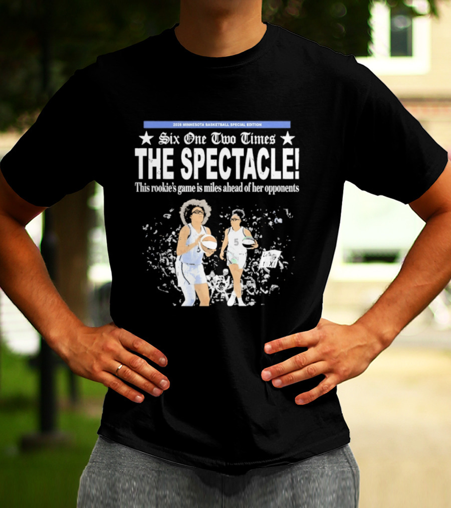 2026 Minnesota Basketball Special Edition Six One Two Times The Spectacle Rookie Game T-Shirt
