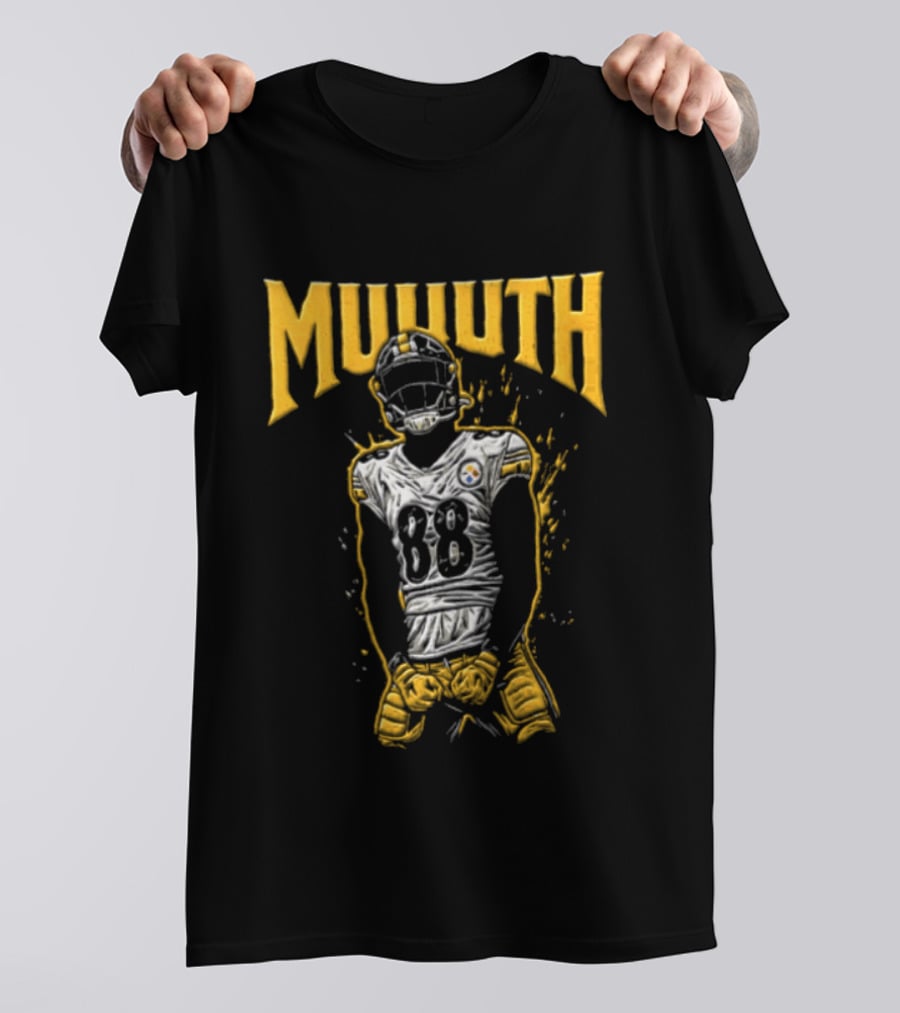 MUUTH Pat Freiermuth 88 Pittsburgh Steelers T-Shirt