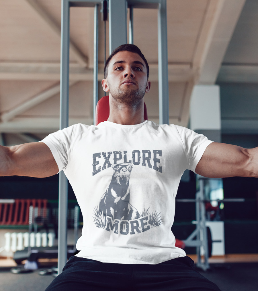 Explore More Otter Wildlife Adventure Nature Journey T-Shirt