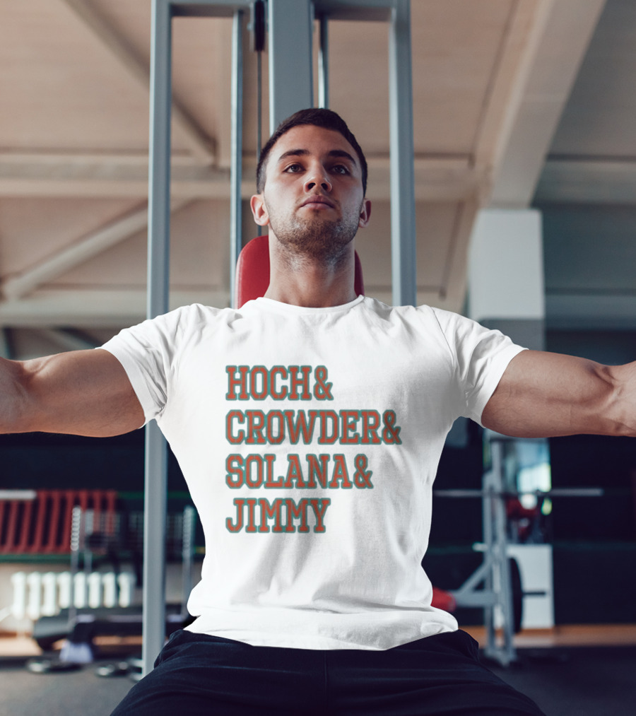 Hoch Crowder Solana Jimmy Miami Radio Show Merchandise T-Shirt
