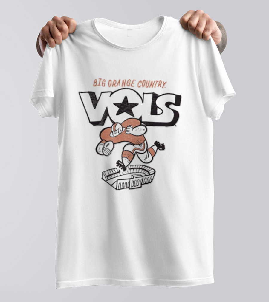 Big Orange Country Vols Football Neyland Stadium Tennessee Volunteers T-Shirt