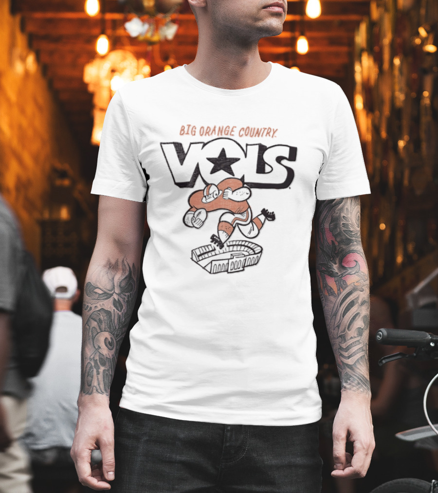 Big Orange Country Vols Football Neyland Stadium Tennessee Volunteers T-Shirt