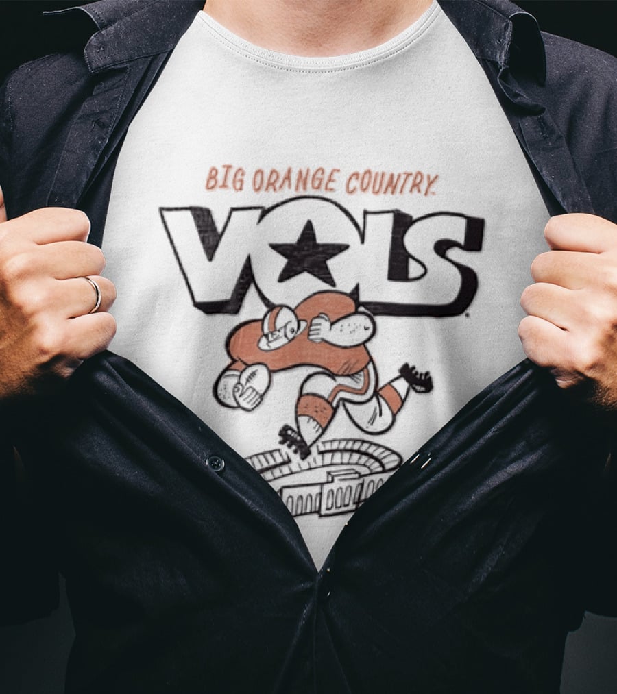 Big Orange Country Vols Football Neyland Stadium Tennessee Volunteers T-Shirt