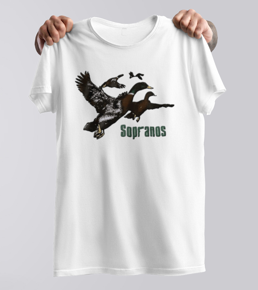 Sopranos Ducks Flying Scene Iconic TV Show Moment T-Shirt