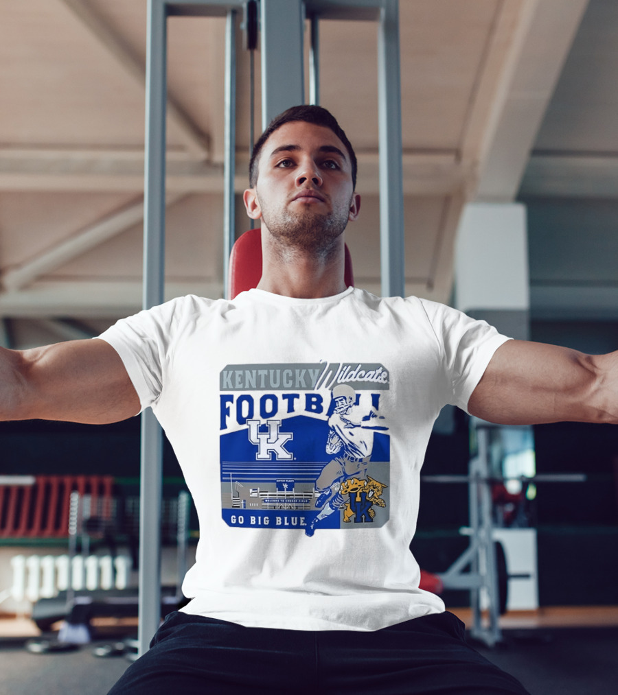 Kentucky Wildcats Football Go Big Blue Kroger Field UK Wildcats T-Shirt