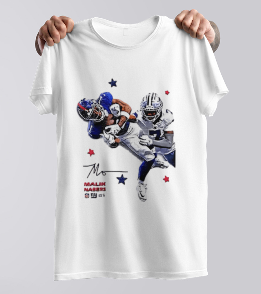 Malik Nabers New York Giants Cowboys Matchup Highlight T-Shirt