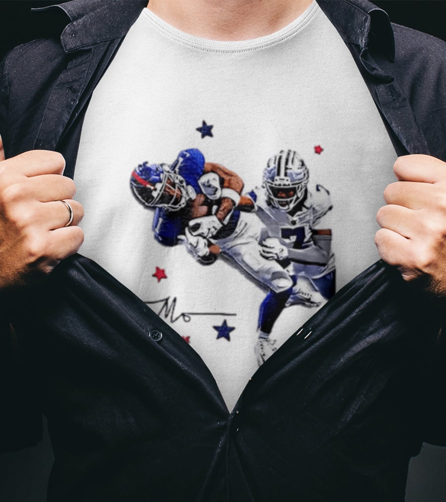 Malik Nabers New York Giants Cowboys Matchup Highlight T-Shirt