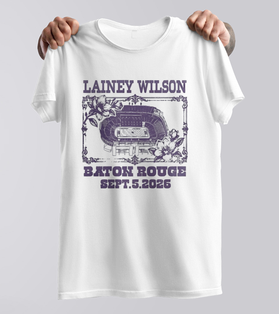 Lainey Wilson Baton Rouge September 5 2026 Vintage Concert T-Shirt