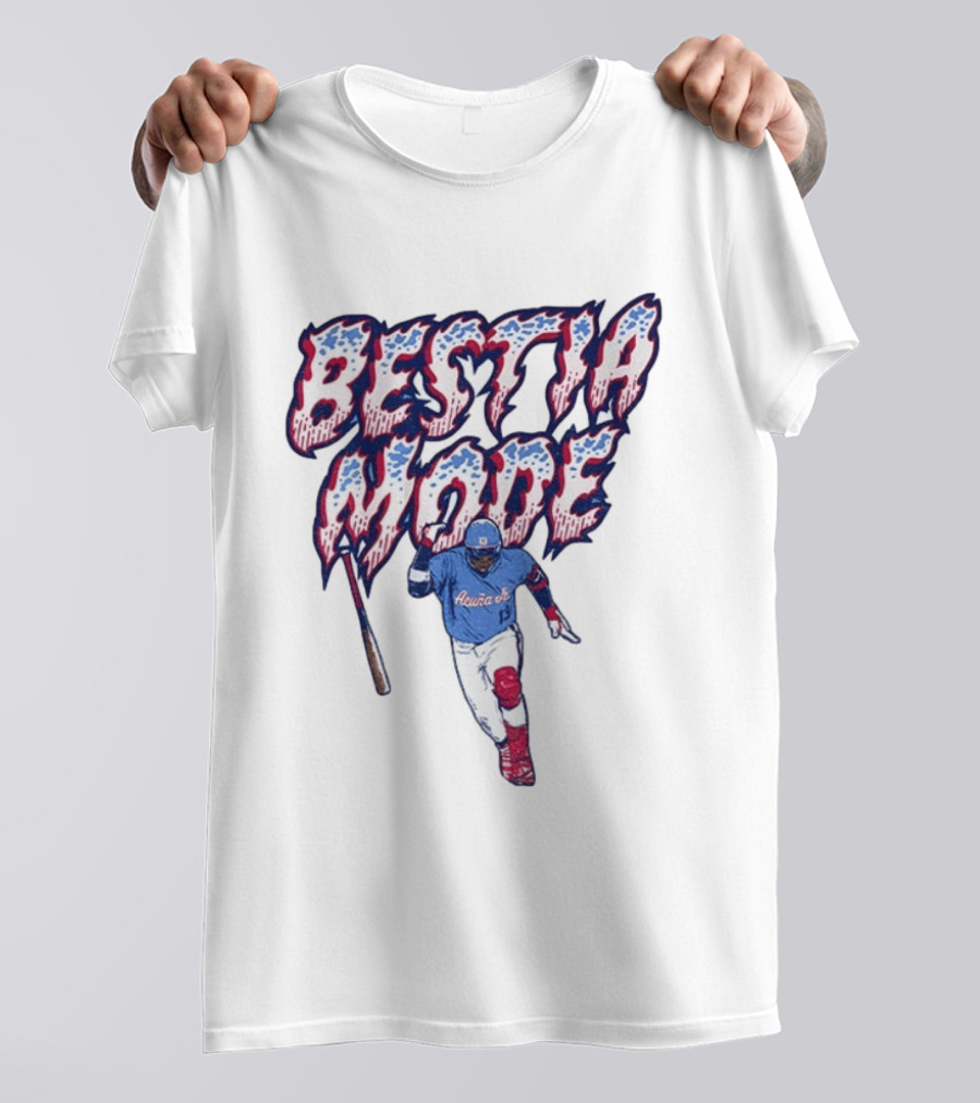 Ronald Acuña Jr Bestia Mode Baseball Atlanta Braves T-Shirt