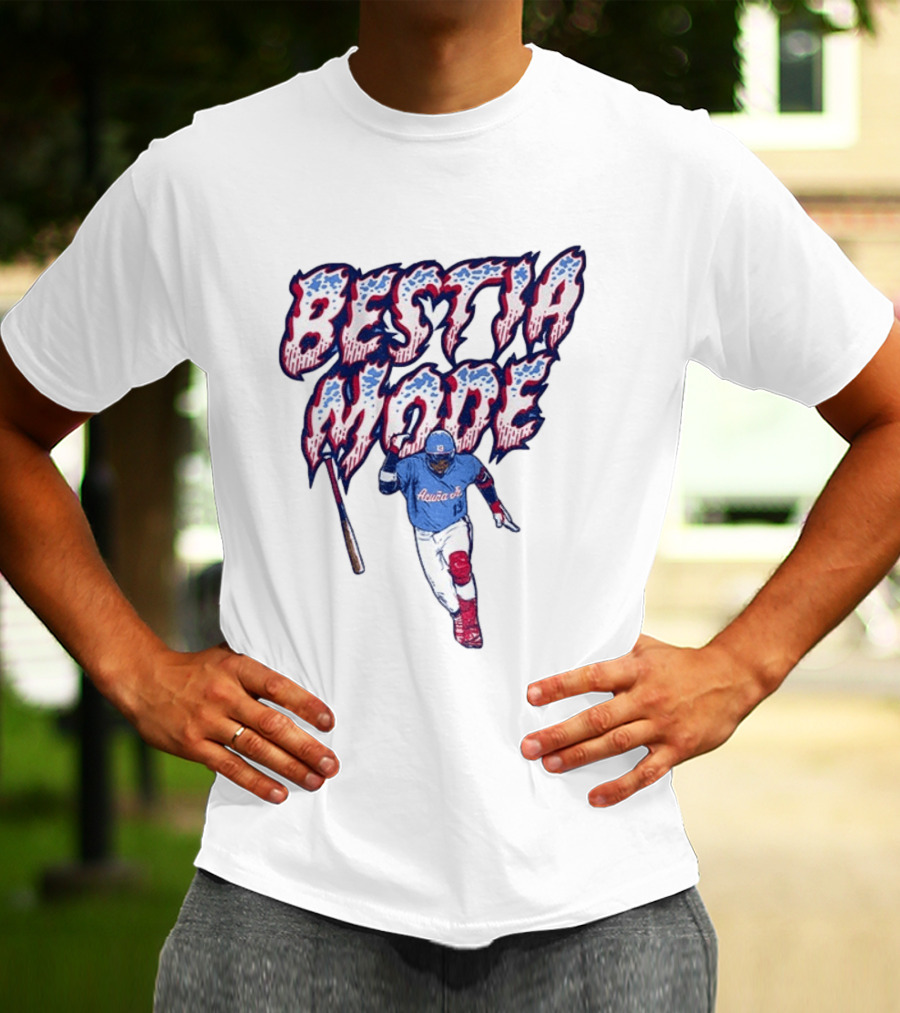 Ronald Acuña Jr Bestia Mode Baseball Atlanta Braves T-Shirt