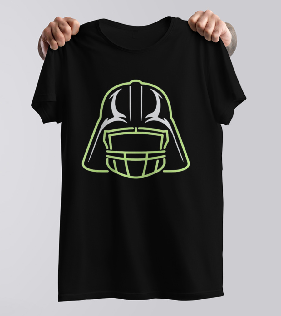 Darth Vader Seattle Seahawks Football Helmet T-Shirt