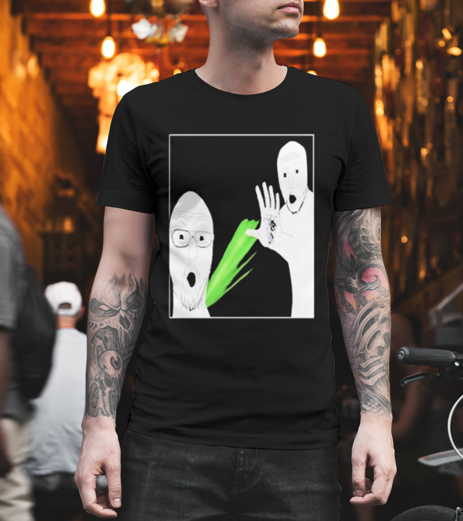 Soyjak Pointing Meme Wholesome Internet Reaction T-Shirt