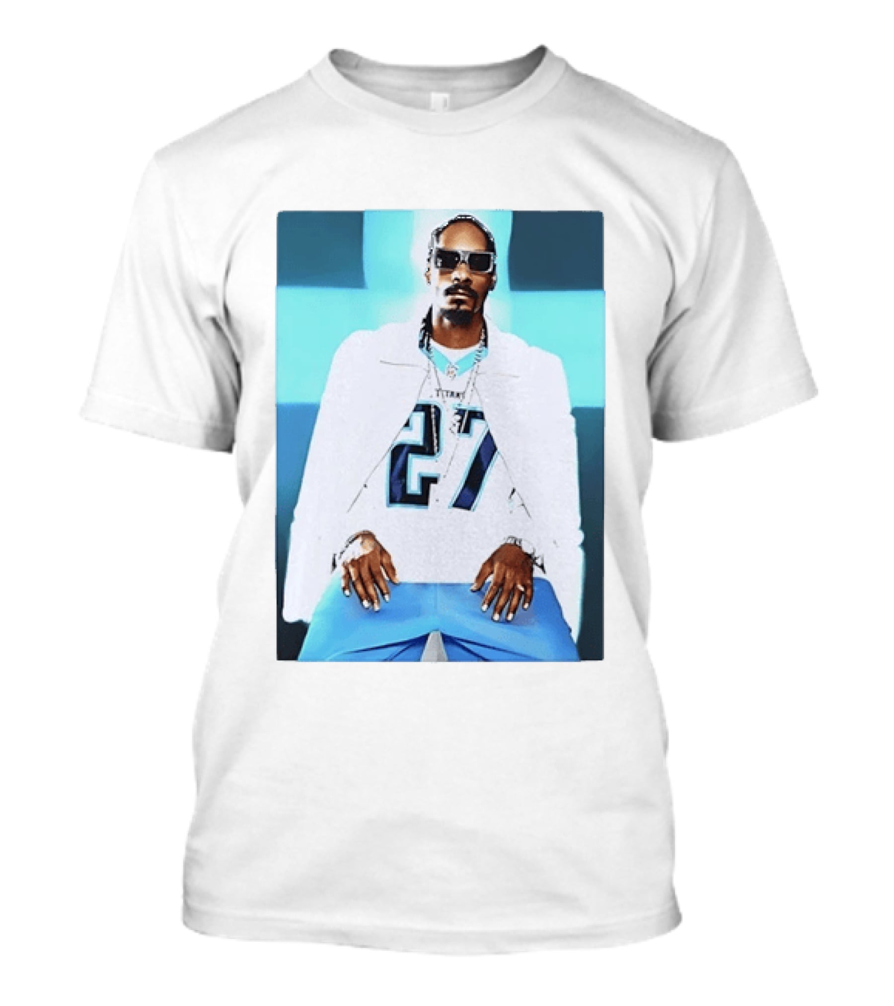 Tennessee Titans 27 Jersey Worn By Snoop Dogg T-Shirt