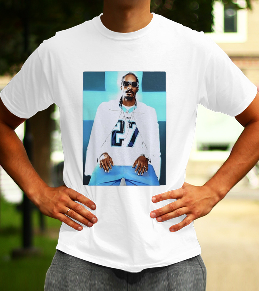 Tennessee Titans 27 Jersey Worn By Snoop Dogg T-Shirt