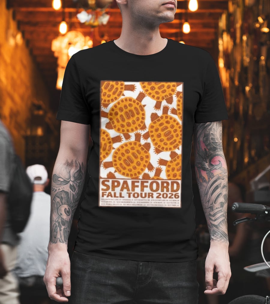 Spafford Fall Tour 2026 Turtles And Tour Dates T-Shirt
