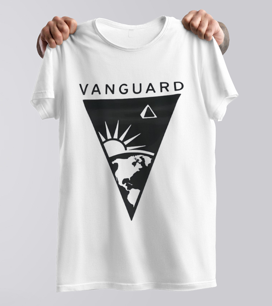 Vanguard Earth Sun Triangle Minimalist Earth Sun T-Shirt
