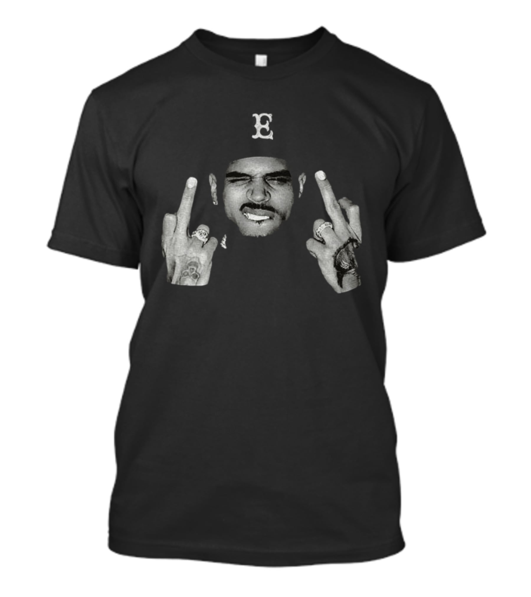 Usher Chris Brown Tour Middle Finger Gesture T-Shirt