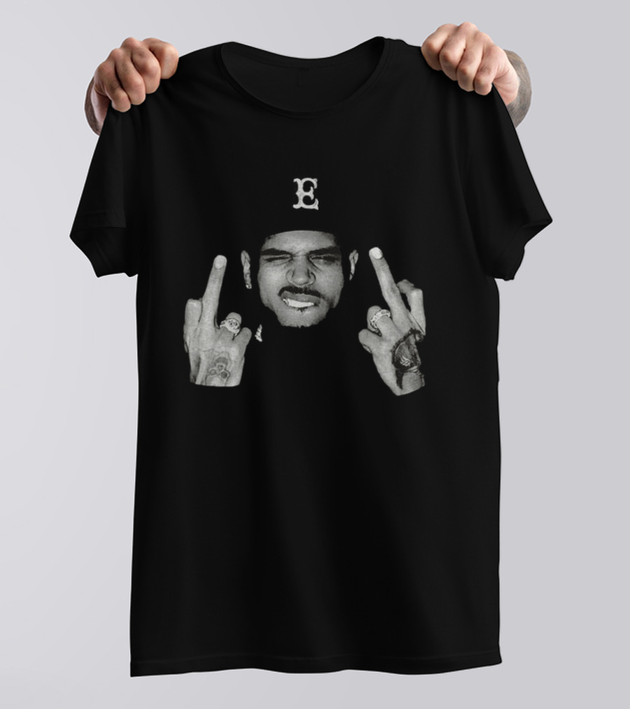 Usher Chris Brown Tour Middle Finger Gesture T-Shirt
