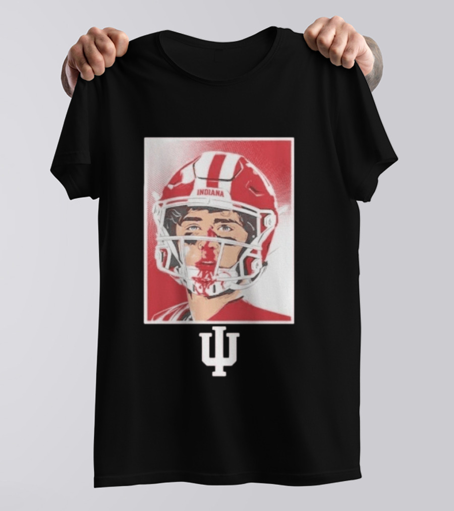 Josh Hoover Indiana Hoosiers Football Bloody Face T-Shirt