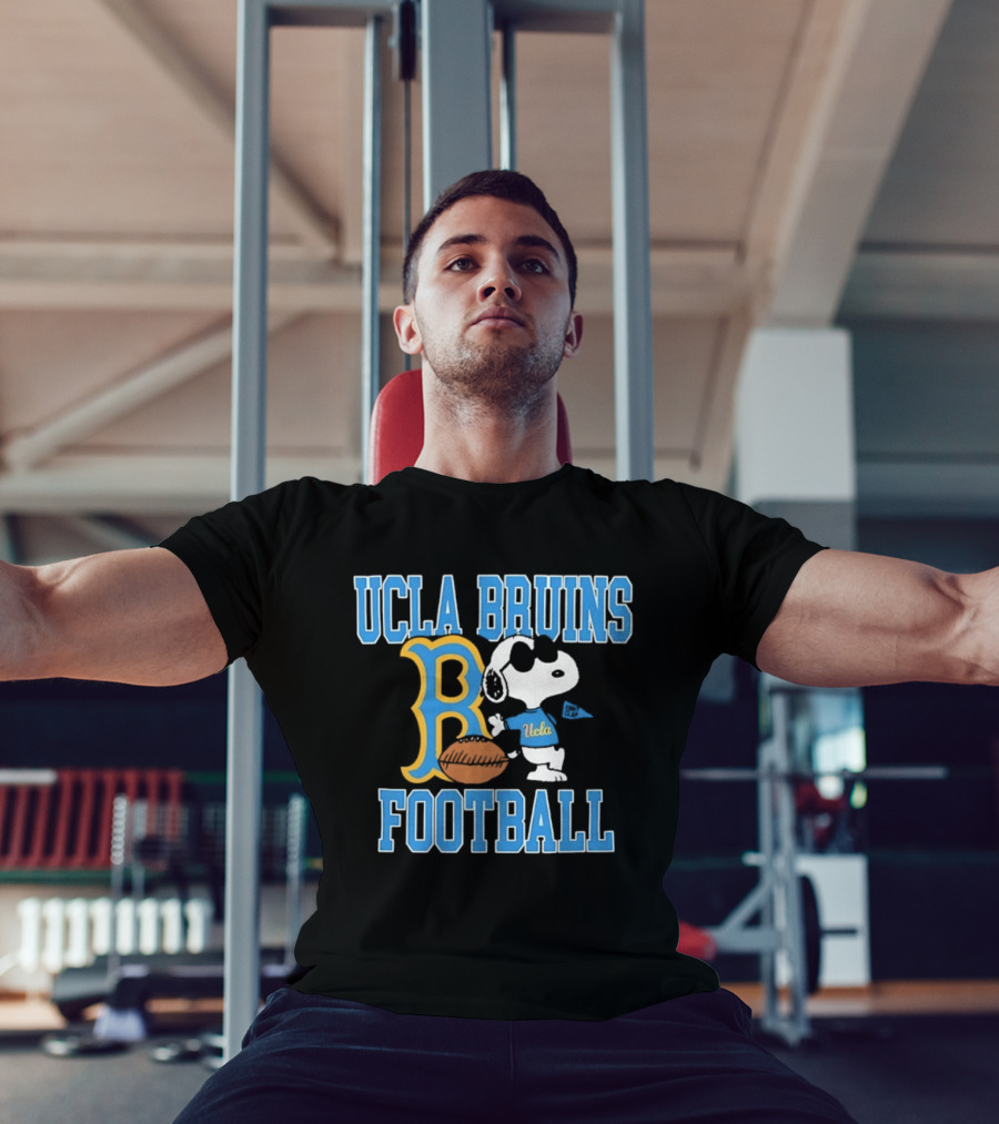 UCLA Bruins Football Snoopy Peanuts Eight Clap T-Shirt