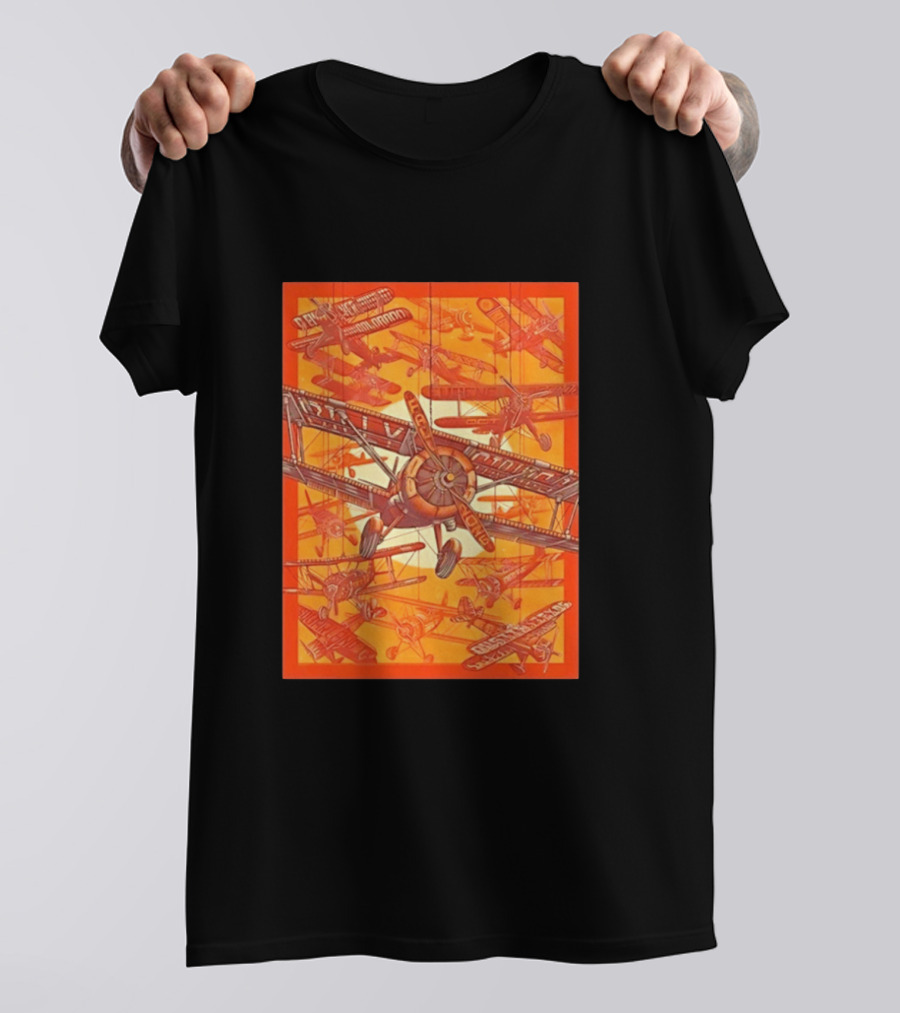 Biplane Airshow Eugene And Austin Adventure T-Shirt