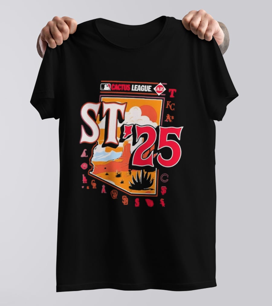 Cactus League 2025 Arizona Spring Training MLB AZ ST'25 T-Shirt