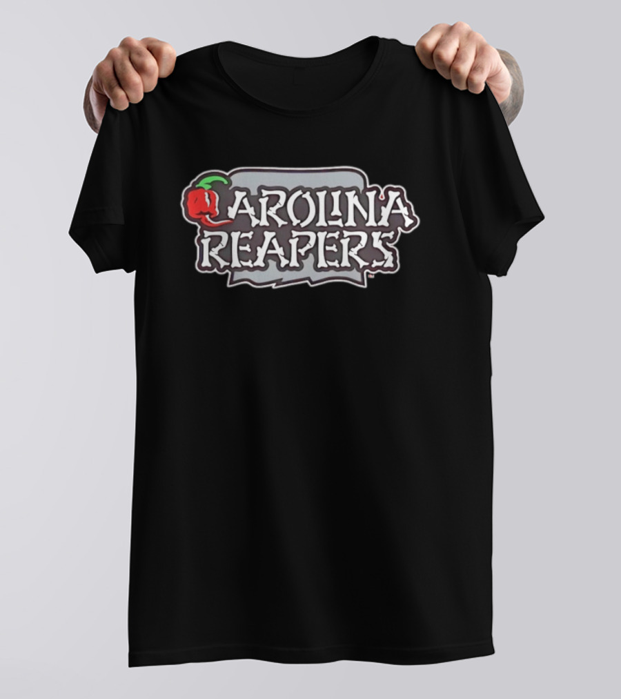 Carolina Reapers Spicy Pepper Hot Sauce Red Green T-Shirt