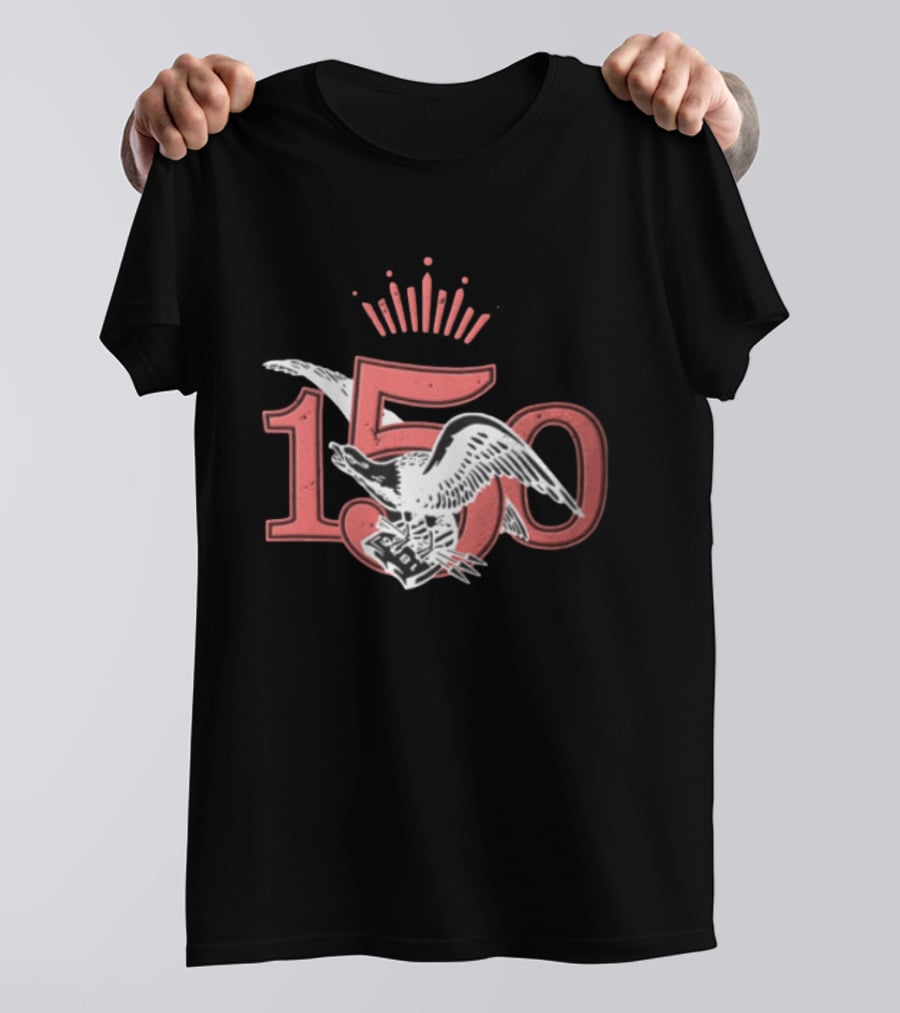 Texas A And M University 150th Anniversary 1876 Eagle Crown T-Shirt