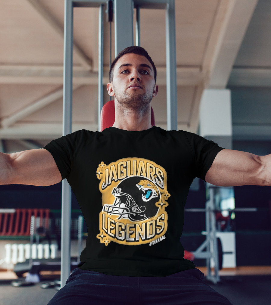 Jacksonville Jaguars Legends DUUUVAL Football Helmet T-Shirt