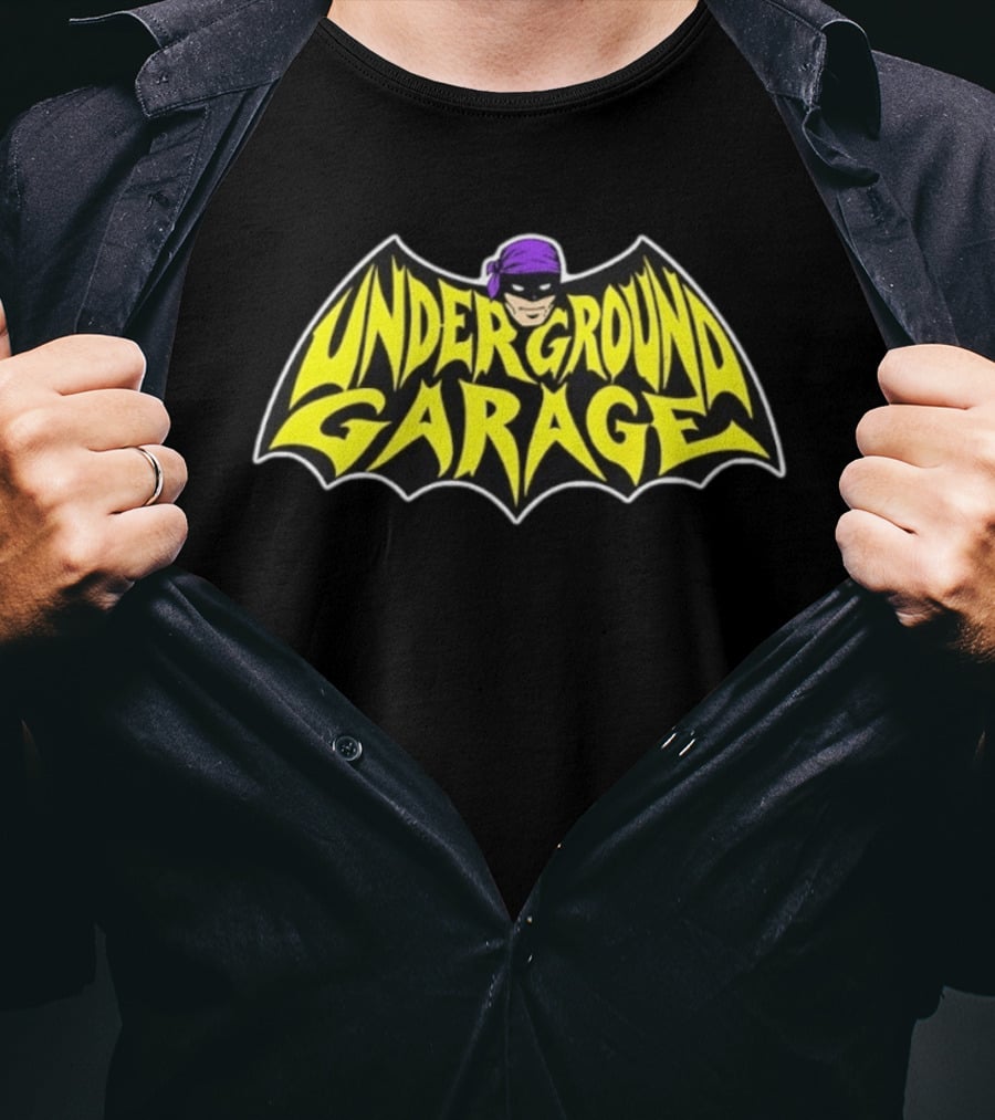 Underground Garage Superhero Bat Comic Masked Hero T-Shirt