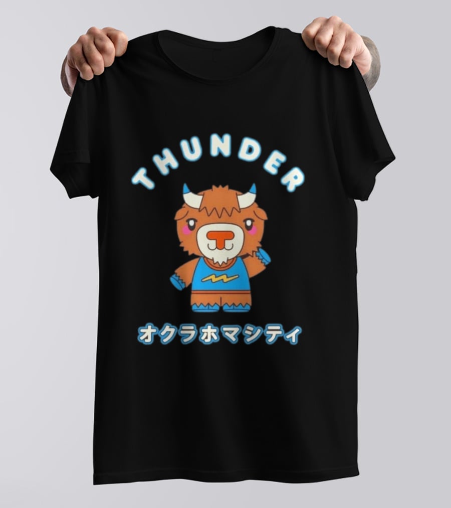 THUNDER Oklahoma City Kawaii T-Shirt