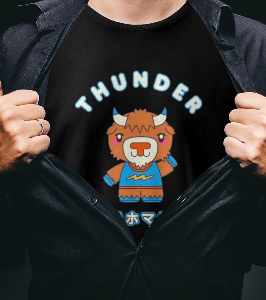 THUNDER Oklahoma City Kawaii T-Shirt