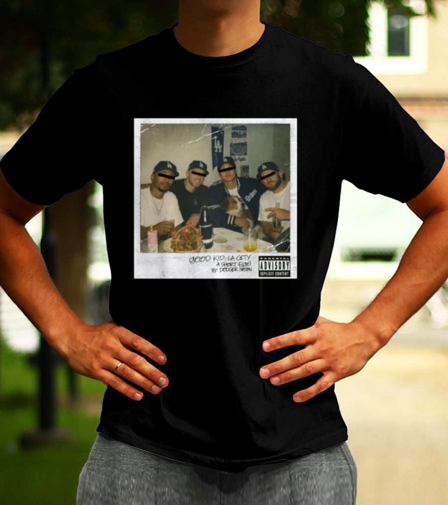Good Kid La City A Short Film By Dodger Nation La Dodgers Baseball Team T-Shirt