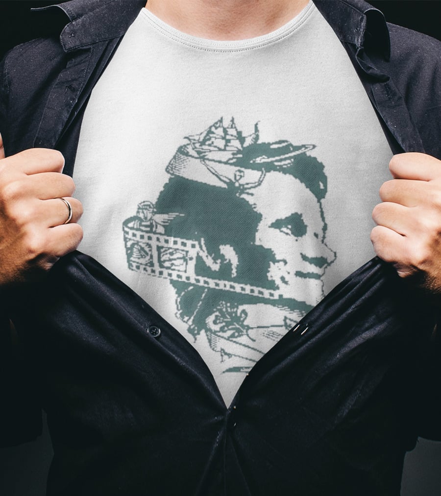 Abraham Lincoln Nautical Film Reel Image T-Shirt
