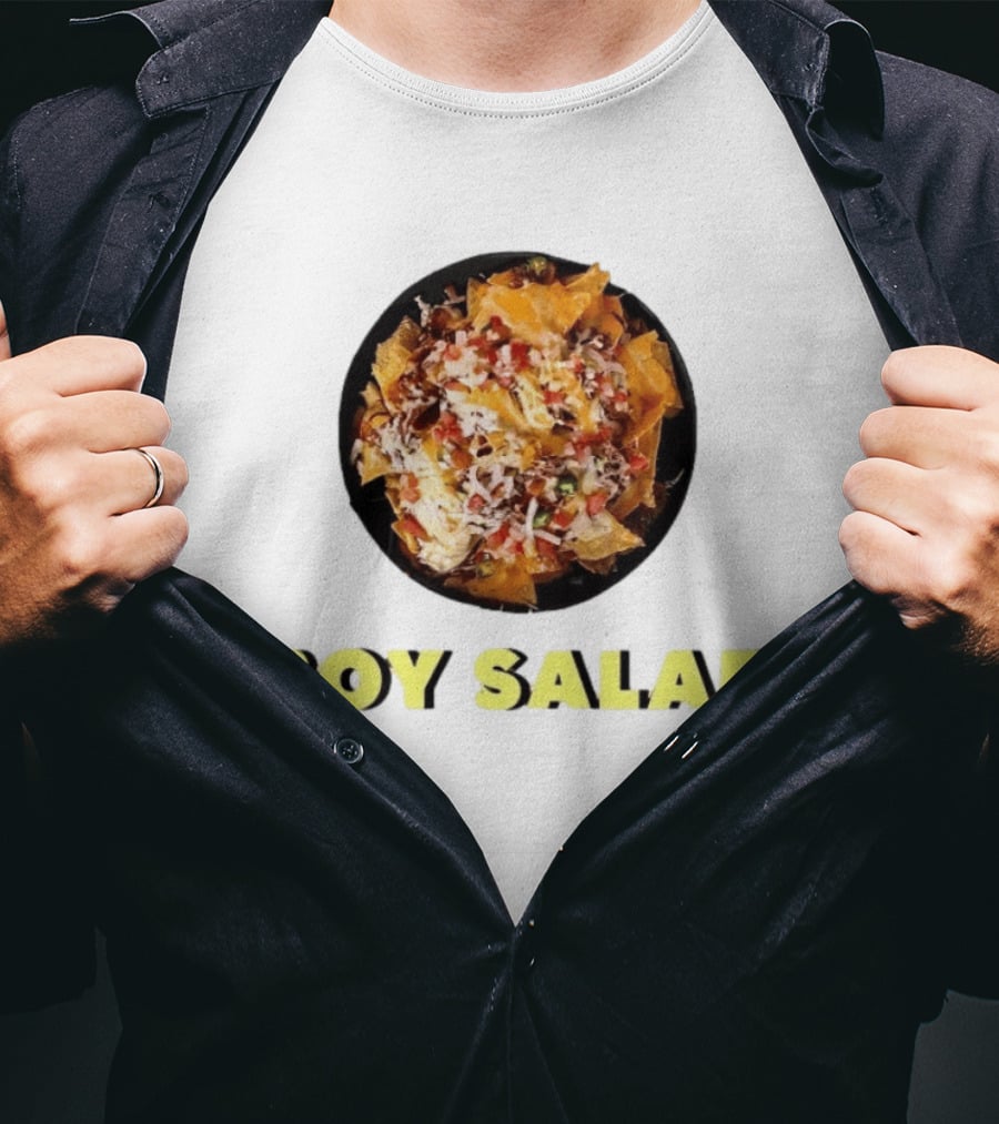 Boy Salad Nachos Snack Meme Food T-Shirt