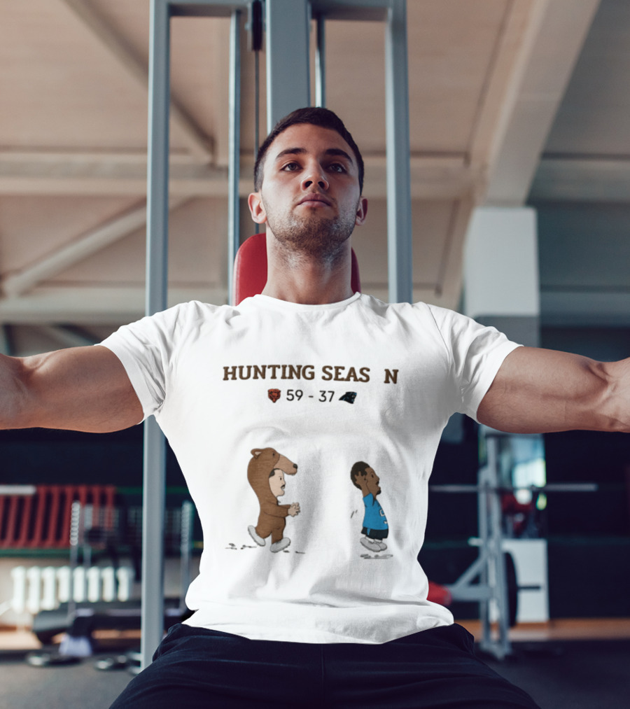 Hunting Season Chicago Bears 59 37 Carolina Panthers T-Shirt