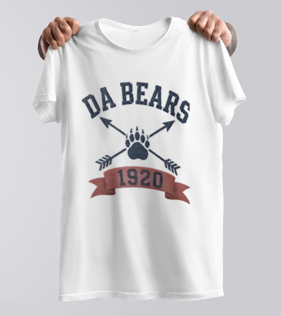 Chicago Bears Da Bears 1920 Paw Crossed Arrows T-Shirt