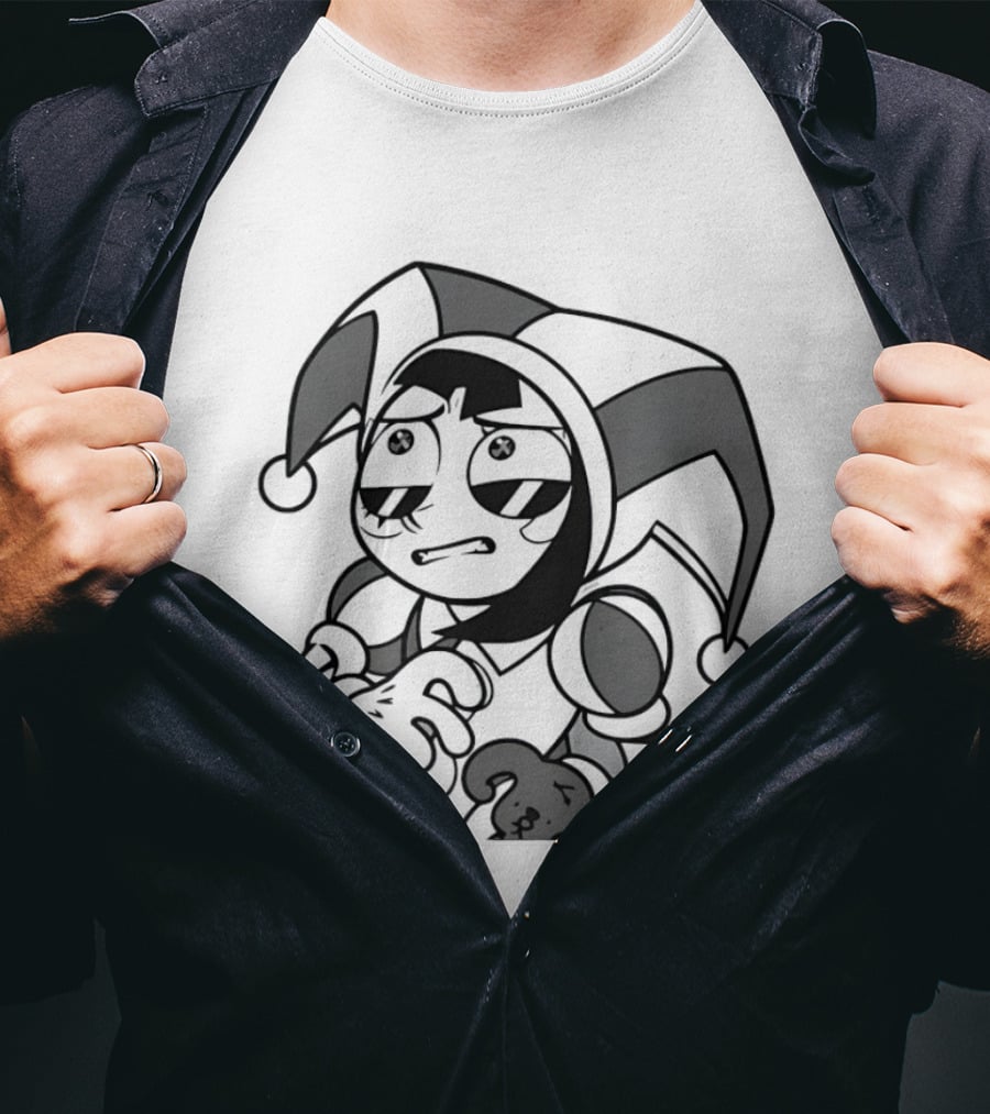 Jester Indie Animation Character Glitch Productions T-Shirt