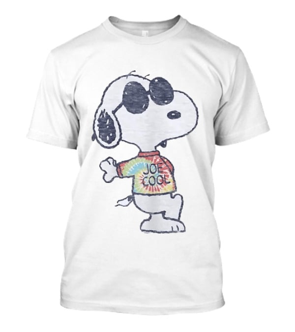 Joe Cool Snoopy Tie Dye Peanuts T-Shirt
